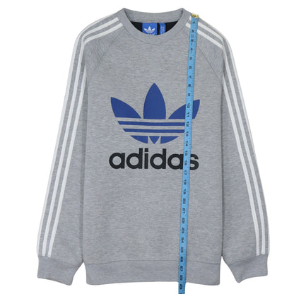 Mens UK Size M adidas Grey Pullover Sweatshirt