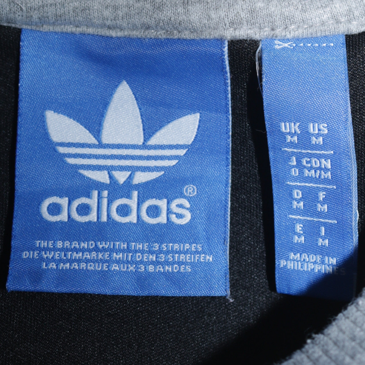 Mens UK Size M adidas Grey Pullover Sweatshirt