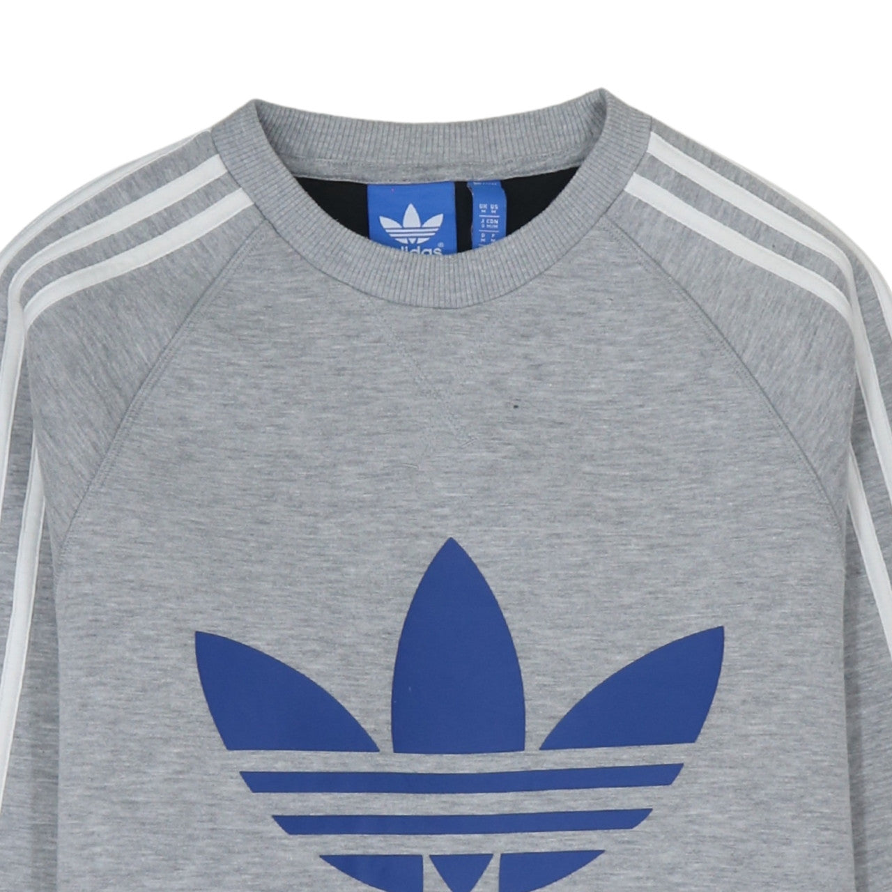 Mens UK Size M adidas Grey Pullover Sweatshirt