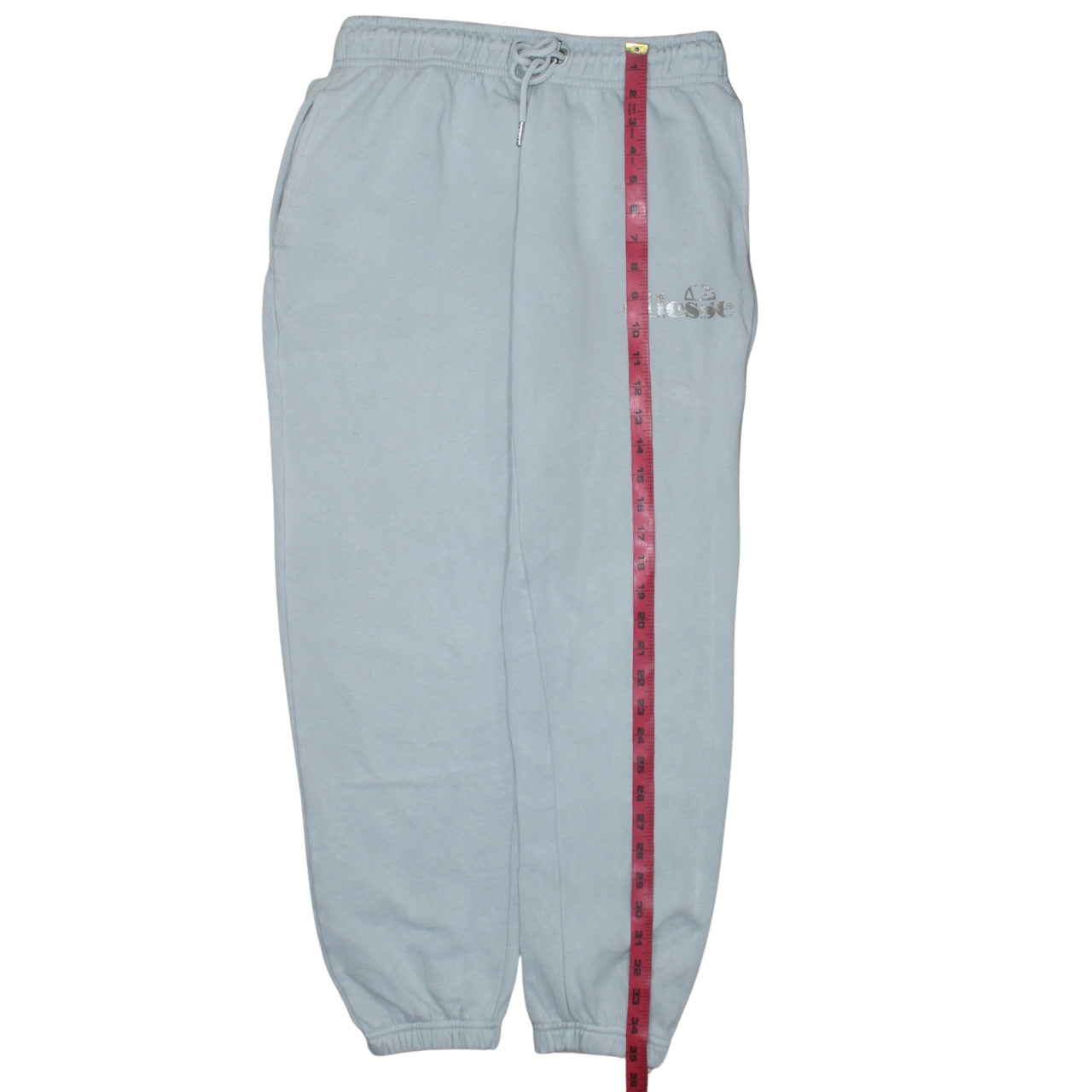 Womens UK Size 10 ellesse Regular Fit Sweatpants Grey Trousers