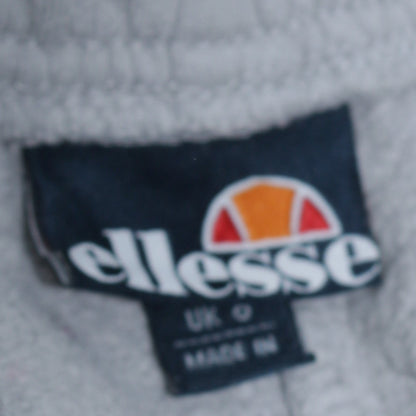 Womens UK Size 10 ellesse Regular Fit Sweatpants Grey Trousers