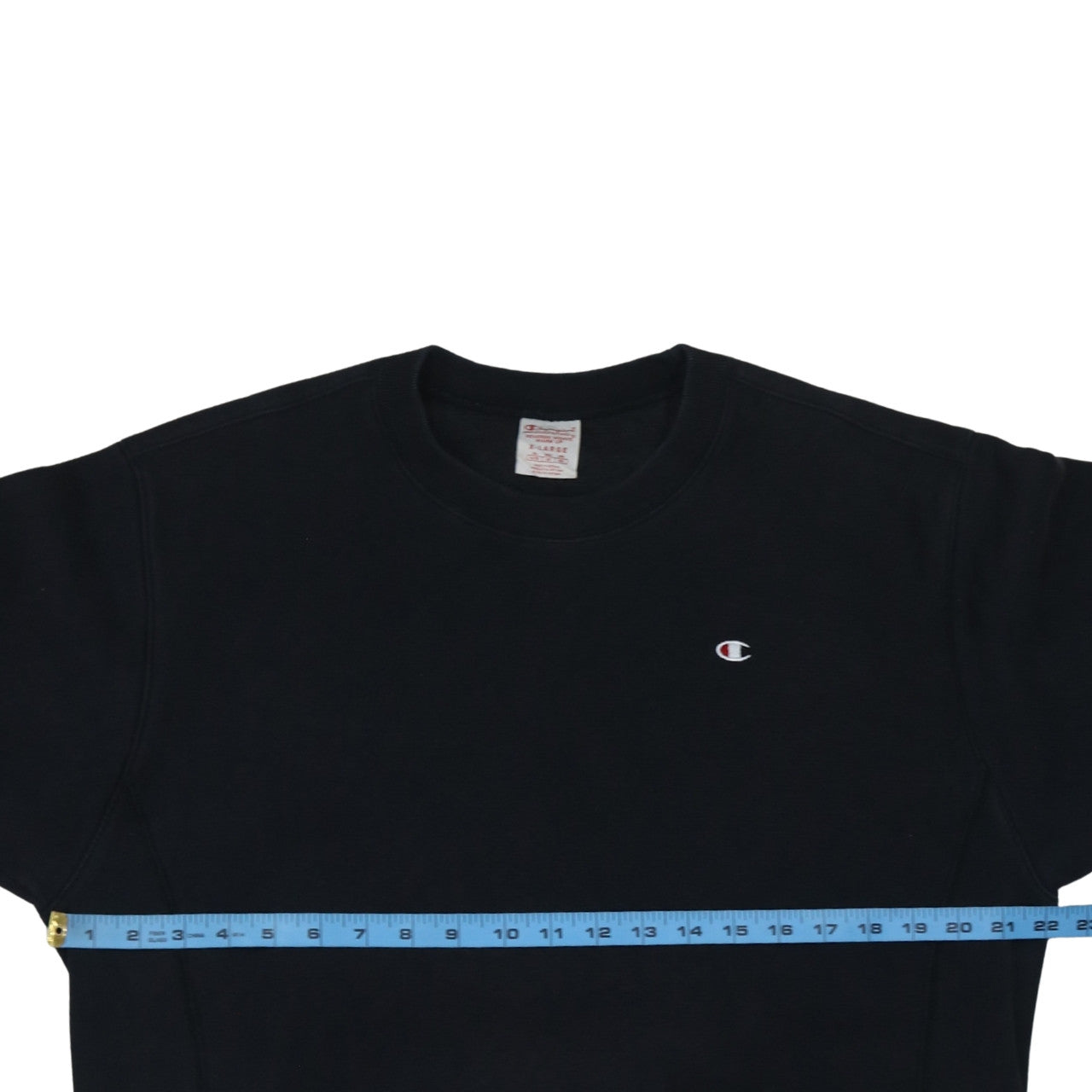 Mens UK Size XL Champion Black Pullover Sweatshirt