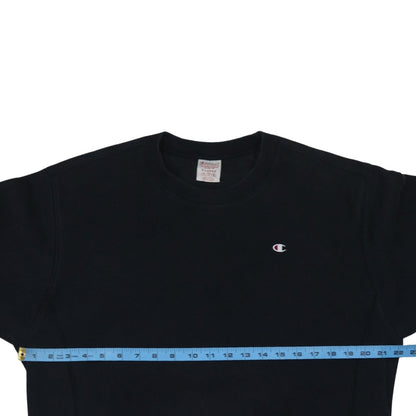 Mens UK Size XL Champion Black Pullover Sweatshirt