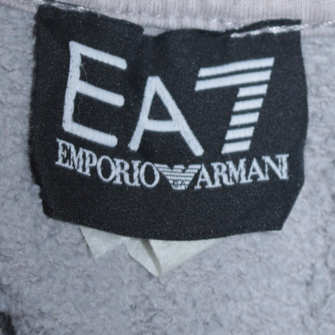 Mens UK Size L Emporio Armani Grey Pullover Hoodie