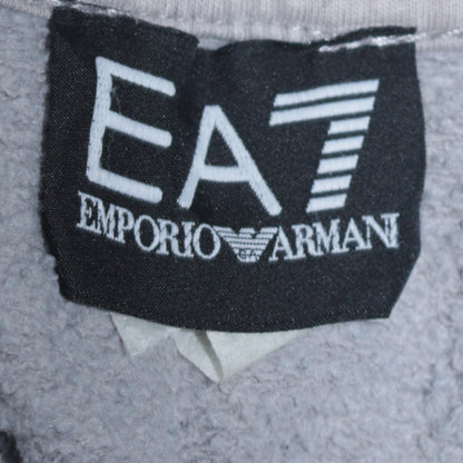 Mens UK Size L Emporio Armani Grey Pullover Hoodie