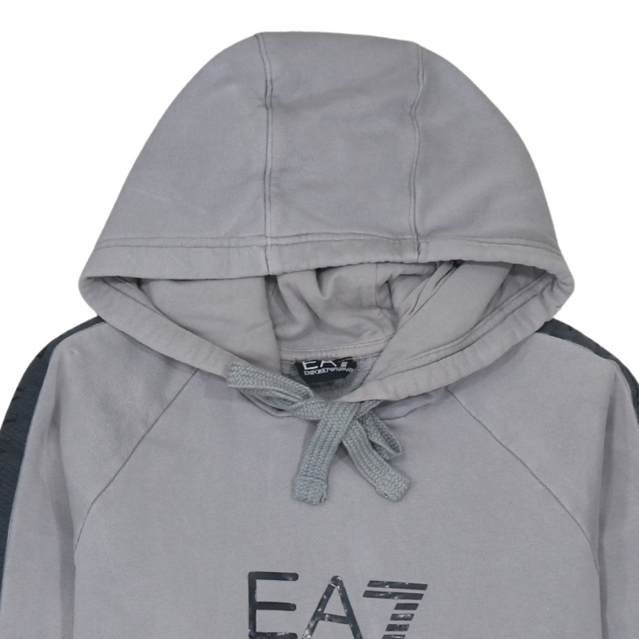 Mens UK Size L Emporio Armani Grey Pullover Hoodie