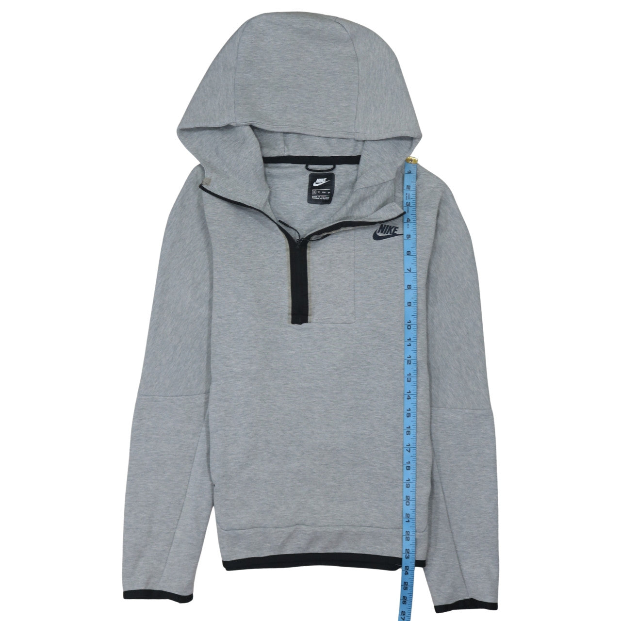 Mens UK Size XS Nike Grey Pullover Hoodie