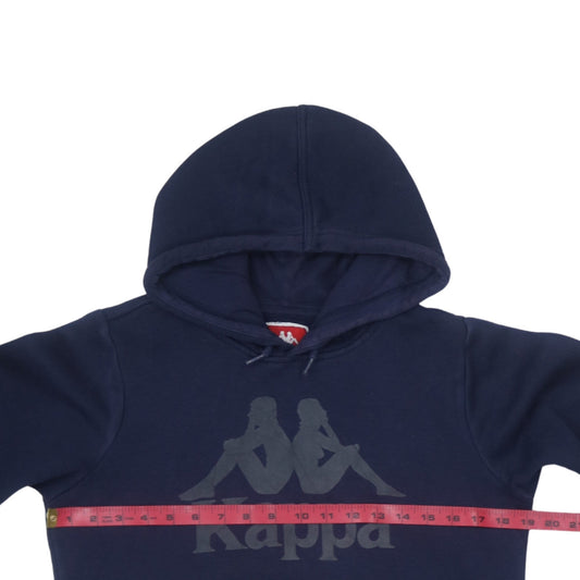 Mens UK Size XS Kappa Blue Pullover Hoodie