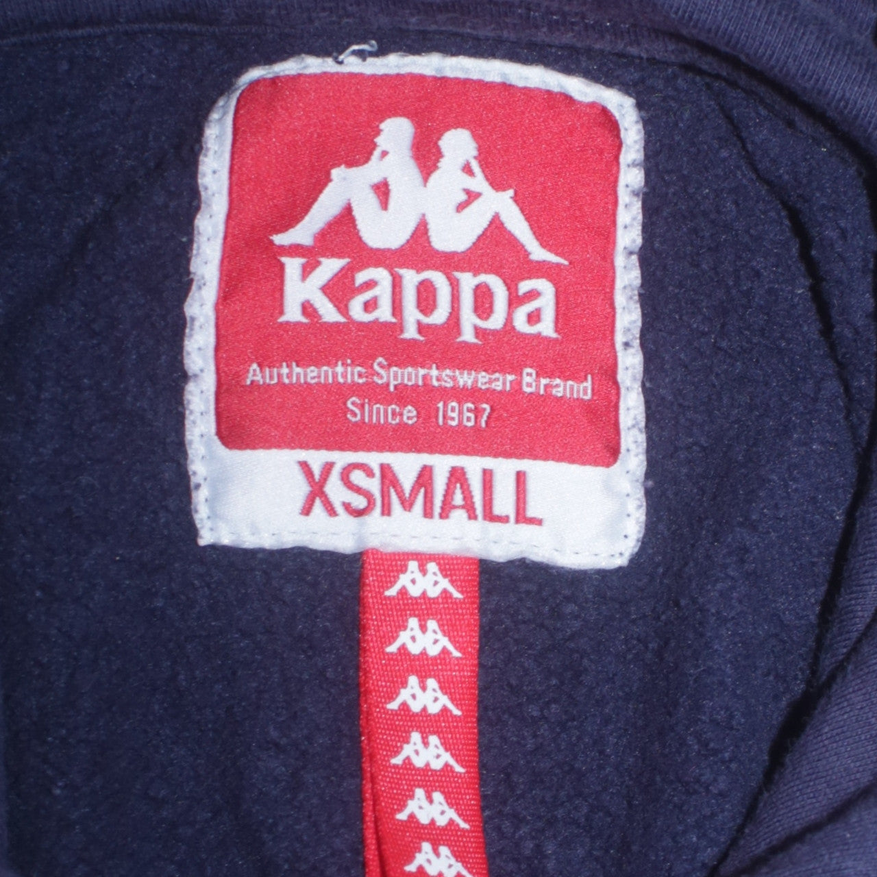 Mens UK Size XS Kappa Blue Pullover Hoodie