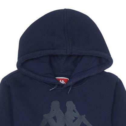Mens UK Size XS Kappa Blue Pullover Hoodie
