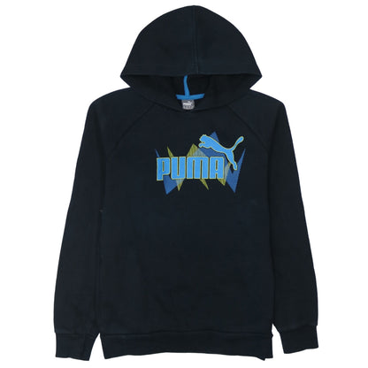 Teens UK Size 164 PUMA Black Pullover Hoodie