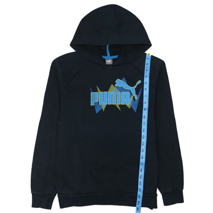 Teens UK Size 164 PUMA Black Pullover Hoodie