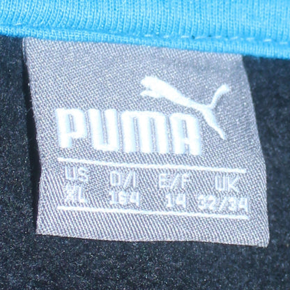 Teens UK Size 164 PUMA Black Pullover Hoodie