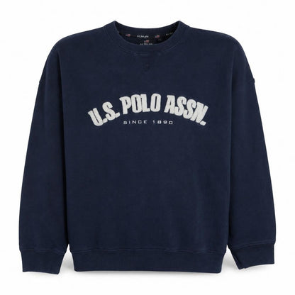 Mens UK Size L U.S. Polo Assn. Blue Pullover Sweatshirt