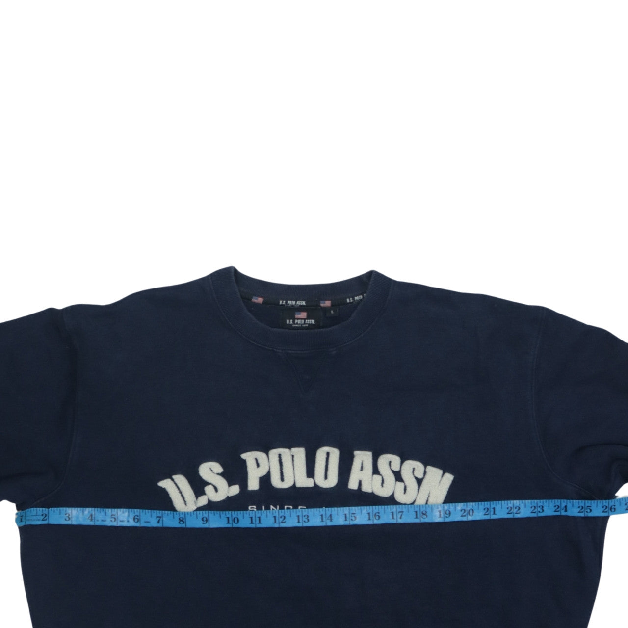 Mens UK Size L U.S. Polo Assn. Blue Pullover Sweatshirt
