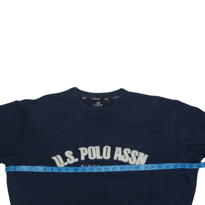 Mens UK Size L U.S. Polo Assn. Blue Pullover Sweatshirt