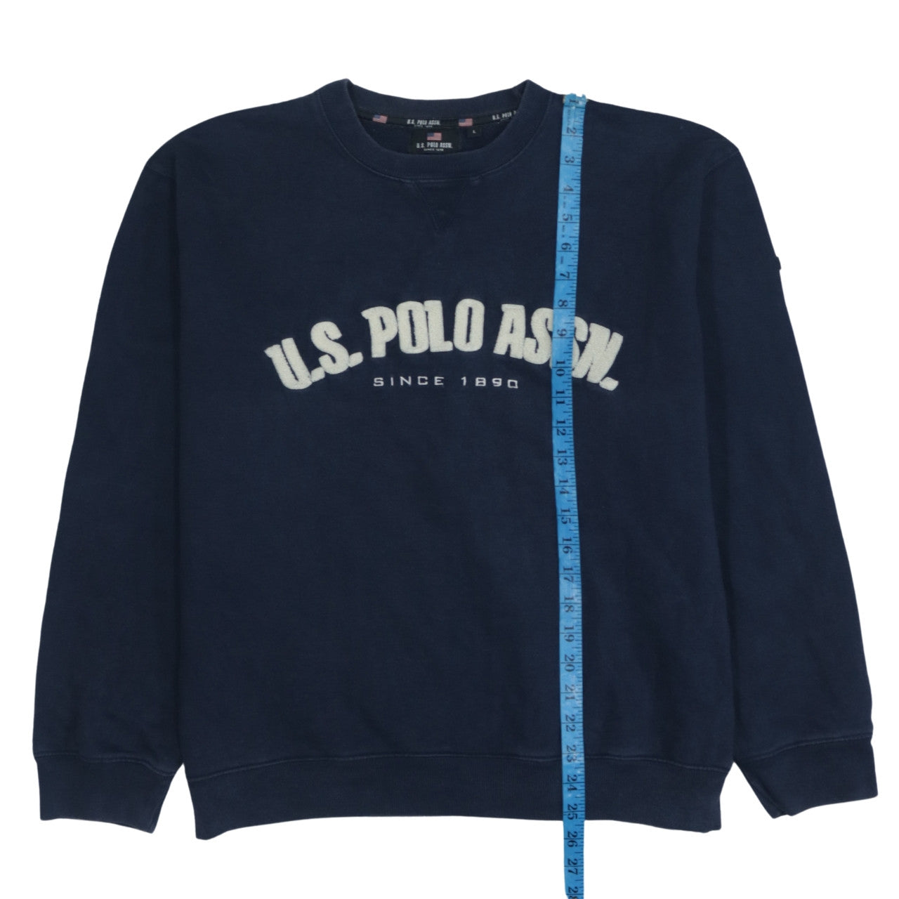 Mens UK Size L U.S. Polo Assn. Blue Pullover Sweatshirt