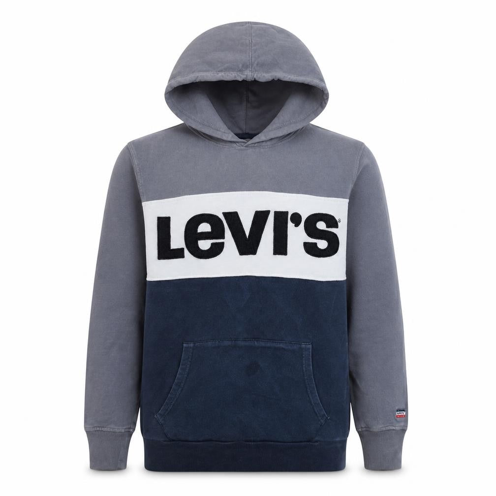 Mens UK Size M Levi's Blue Pullover Hoodie