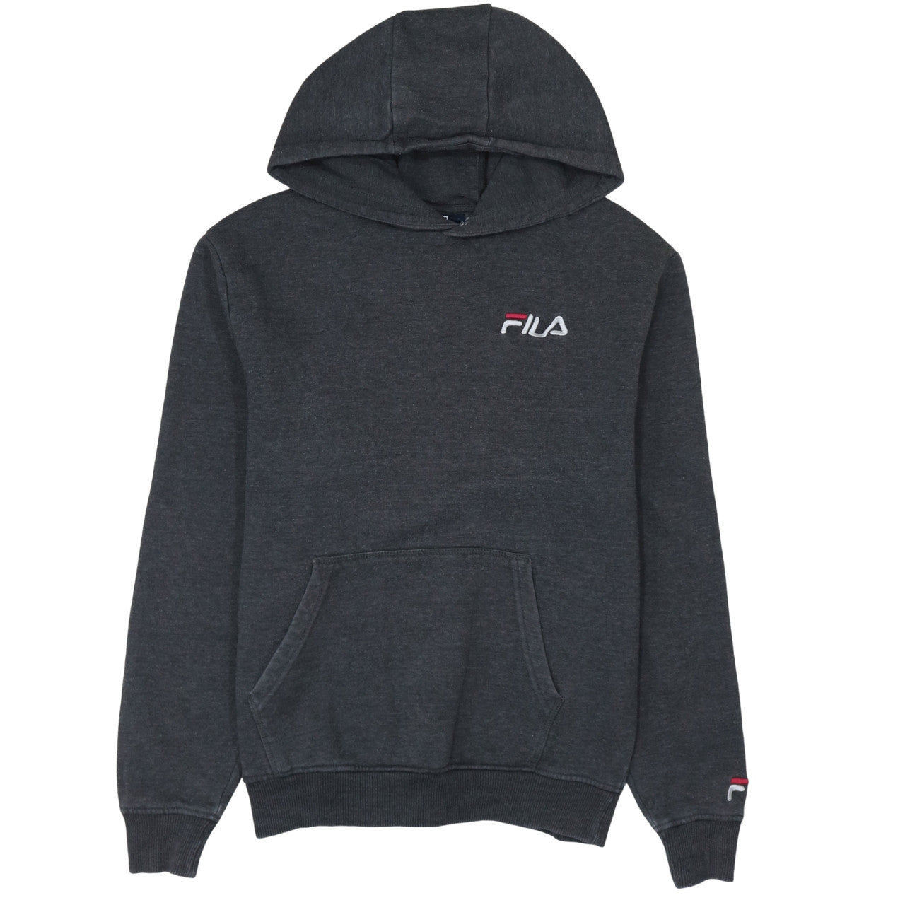 Mens UK Size S FILA Grey Pullover Hoodie