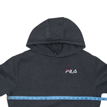 Mens UK Size S FILA Grey Pullover Hoodie