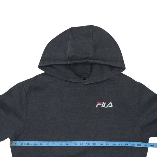 Mens UK Size S FILA Grey Pullover Hoodie