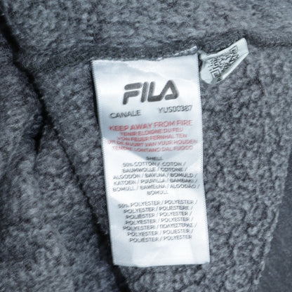 Mens UK Size S FILA Grey Pullover Hoodie