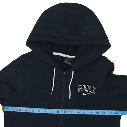 Mens UK Size M Nike Black Full Zip Hoodie