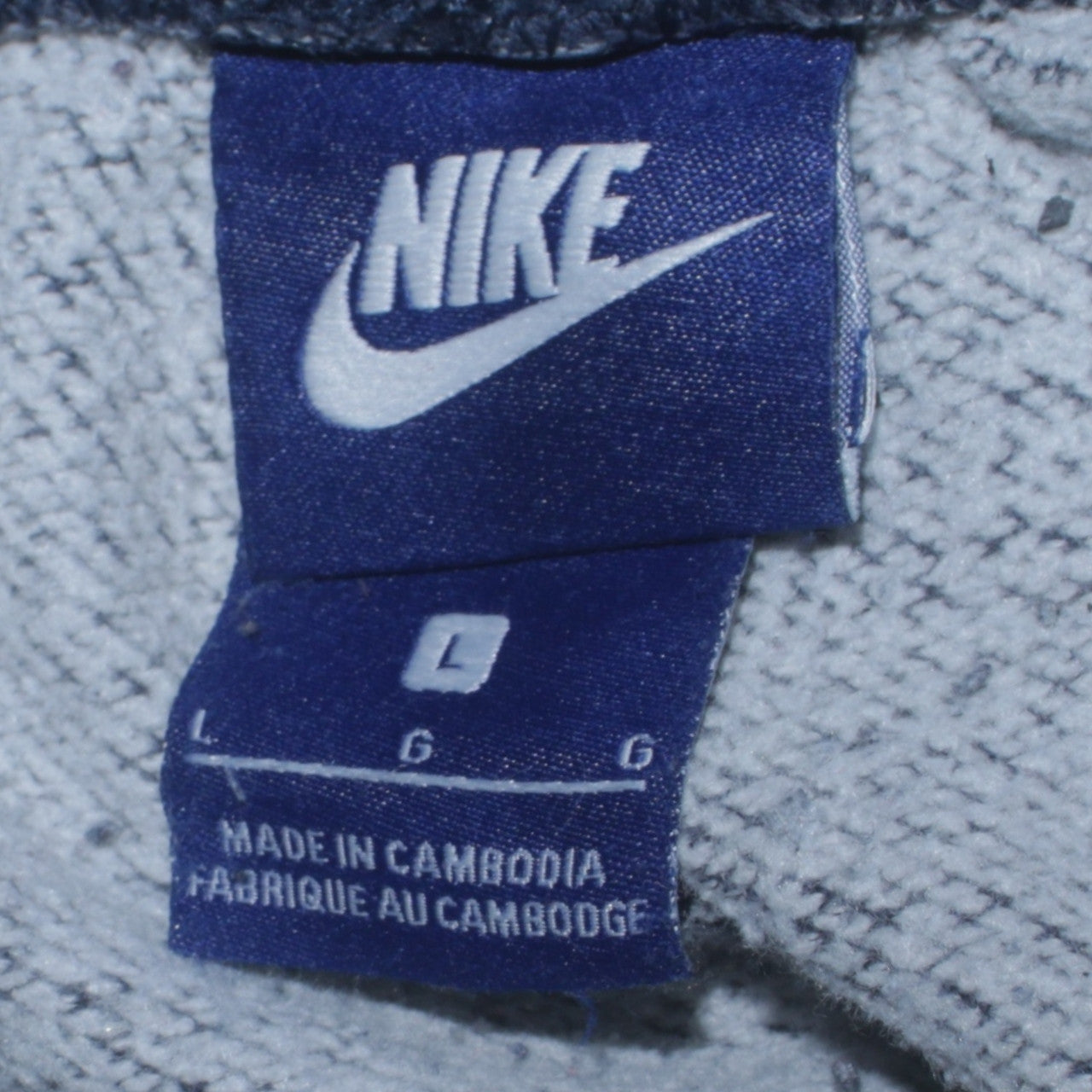 Mens UK Size L Nike Regular Fit Jogger Blue Trousers