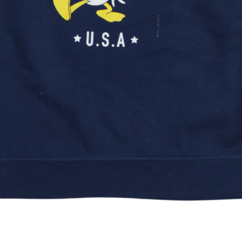 Womens UK Size XS Disney Blue Pullover Sweatshirt