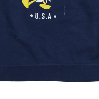 Womens UK Size XS Disney Blue Pullover Sweatshirt
