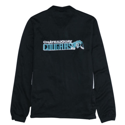 Adidas Boys Black 13-14 Years Climalite Track Jacket Châteauguay Cougars
