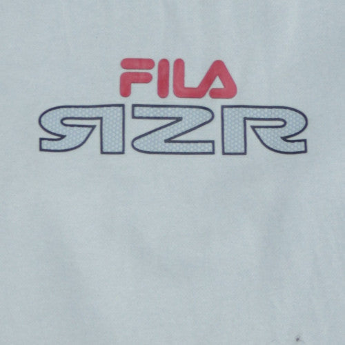 Mens UK Size XL FILA Grey Pullover Hoodie