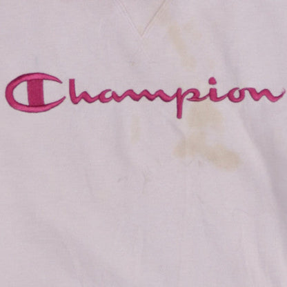 Womens UK Size L Champion Pink Pullover Hoodie