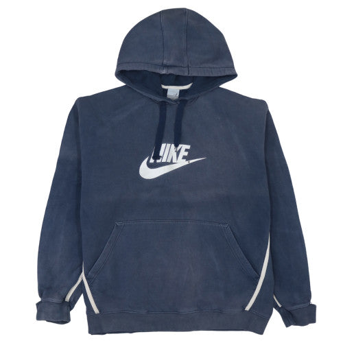 Mens UK Size XL Nike Blue Pullover Hoodie