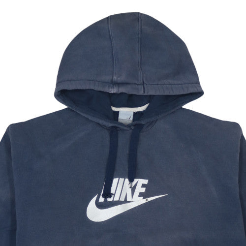 Mens UK Size XL Nike Blue Pullover Hoodie