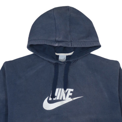 Mens UK Size XL Nike Blue Pullover Hoodie