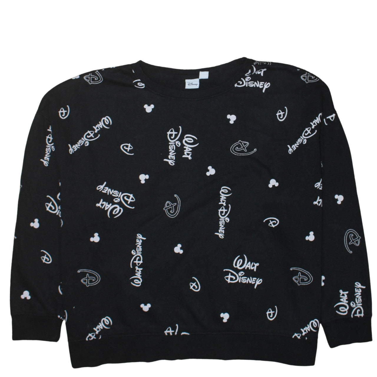 Womens UK Size 2XL Disney Black Pullover Sweatshirt