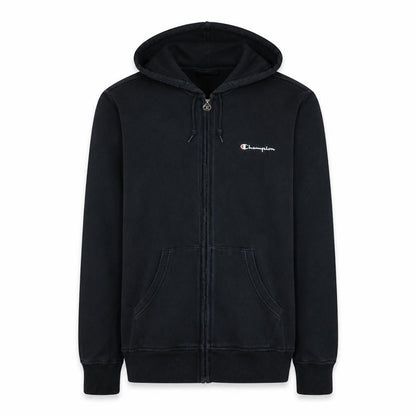 Mens UK Size S Champion Black Full Zip Hoodie
