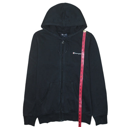 Mens UK Size S Champion Black Full Zip Hoodie