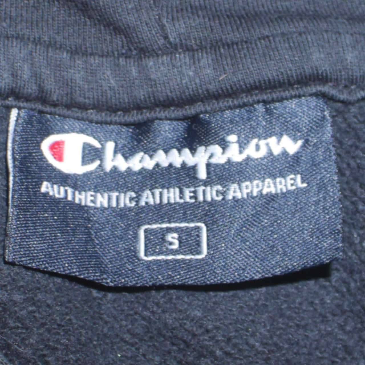 Mens UK Size S Champion Black Full Zip Hoodie