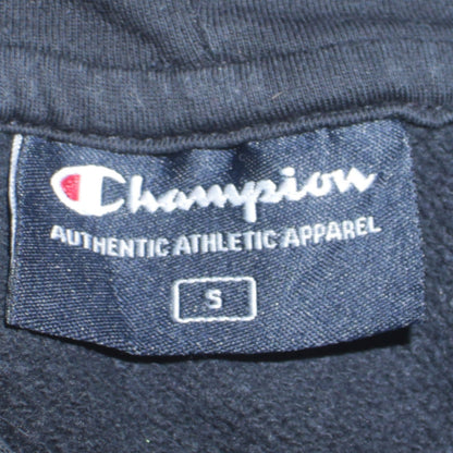 Mens UK Size S Champion Black Full Zip Hoodie