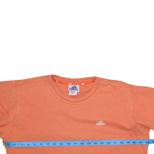 Womens UK Size 14 adidas Orange Pullover Sweatshirt