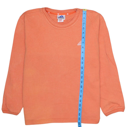Womens UK Size 14 adidas Orange Pullover Sweatshirt