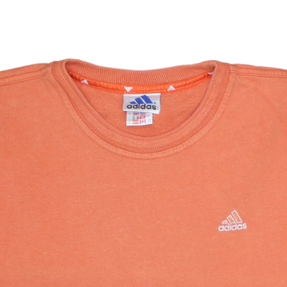 Womens UK Size 14 adidas Orange Pullover Sweatshirt