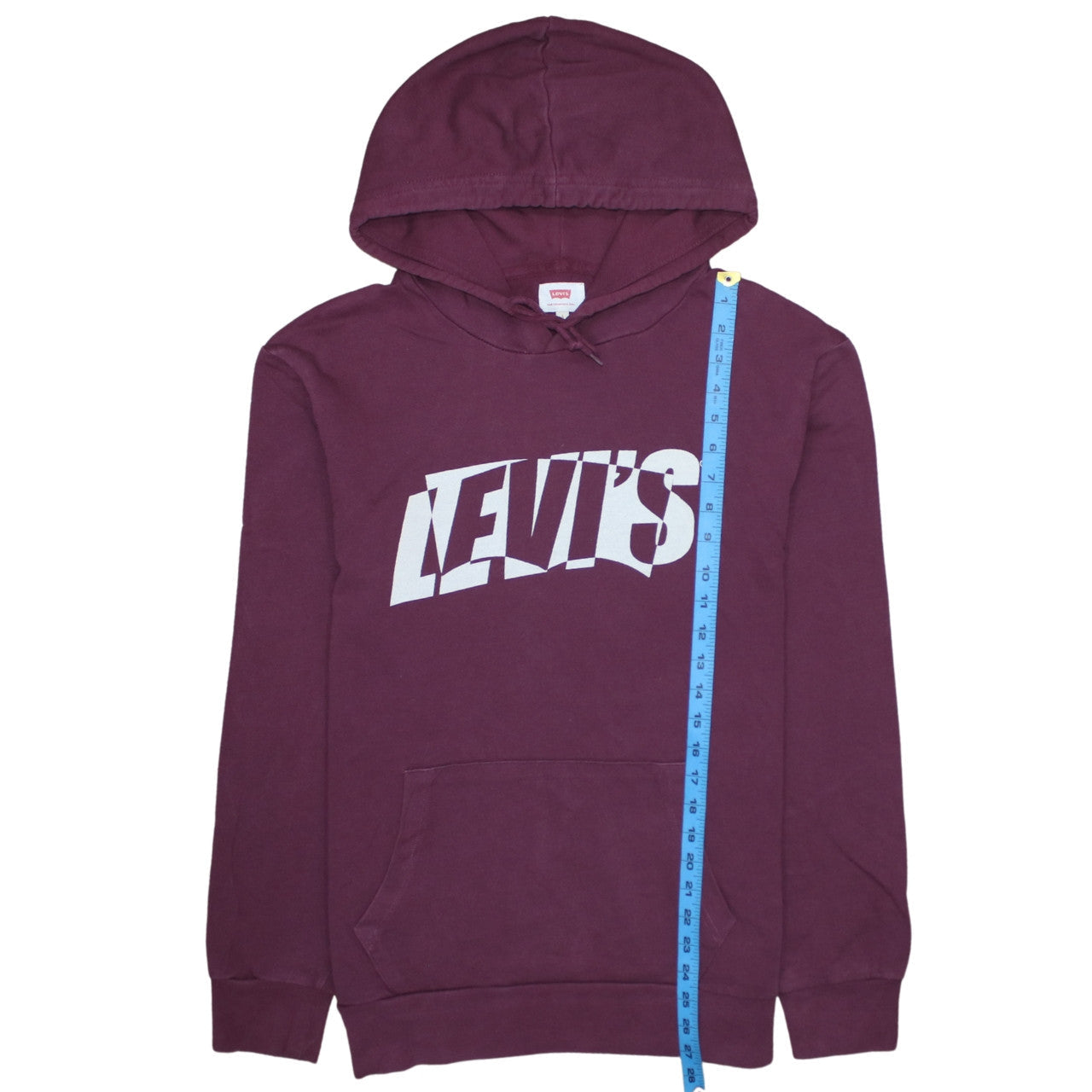 Mens UK Size L Levi's Purple Pullover Hoodie