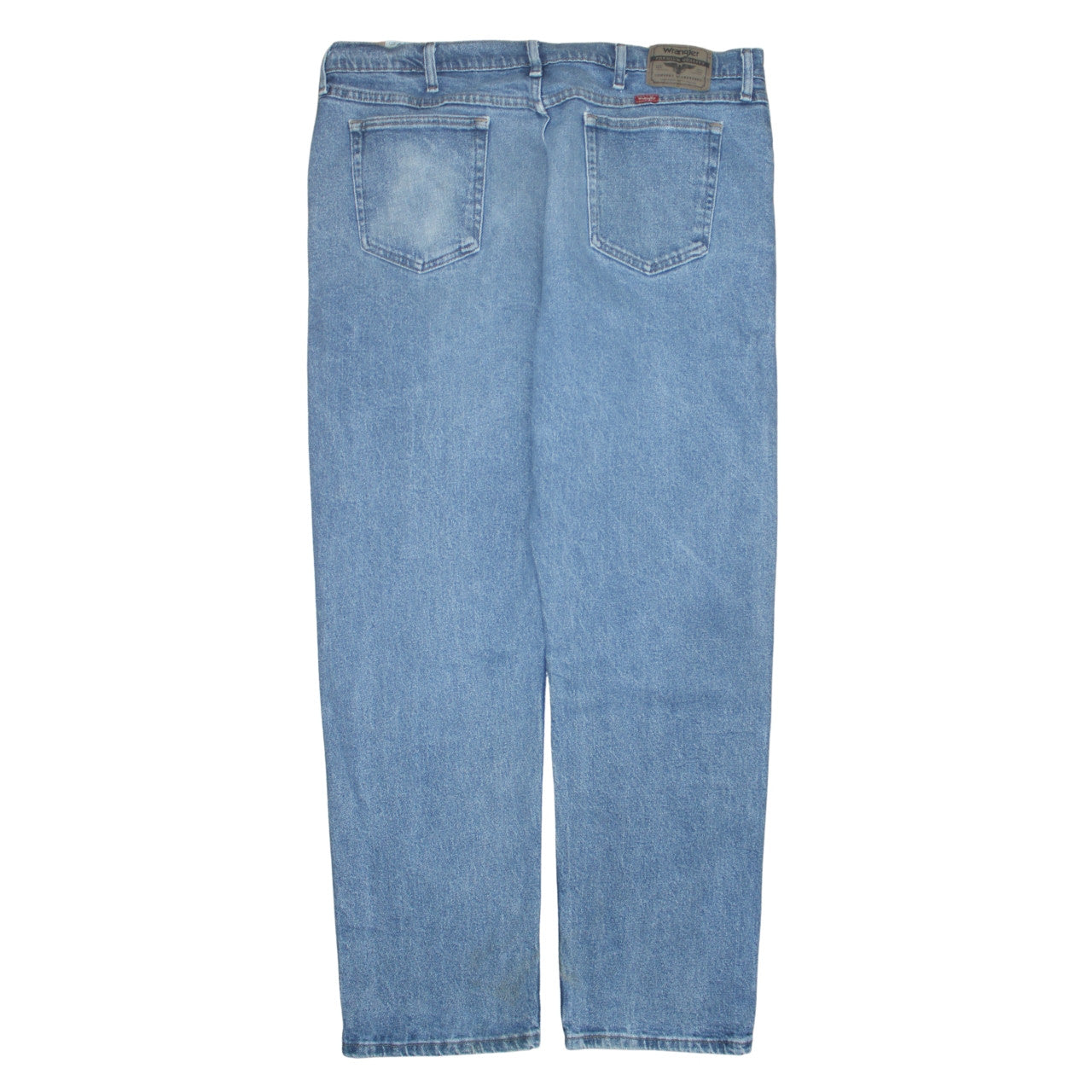 Mens UK Size XL Wrangler Regular Fit Straight Blue Jeans