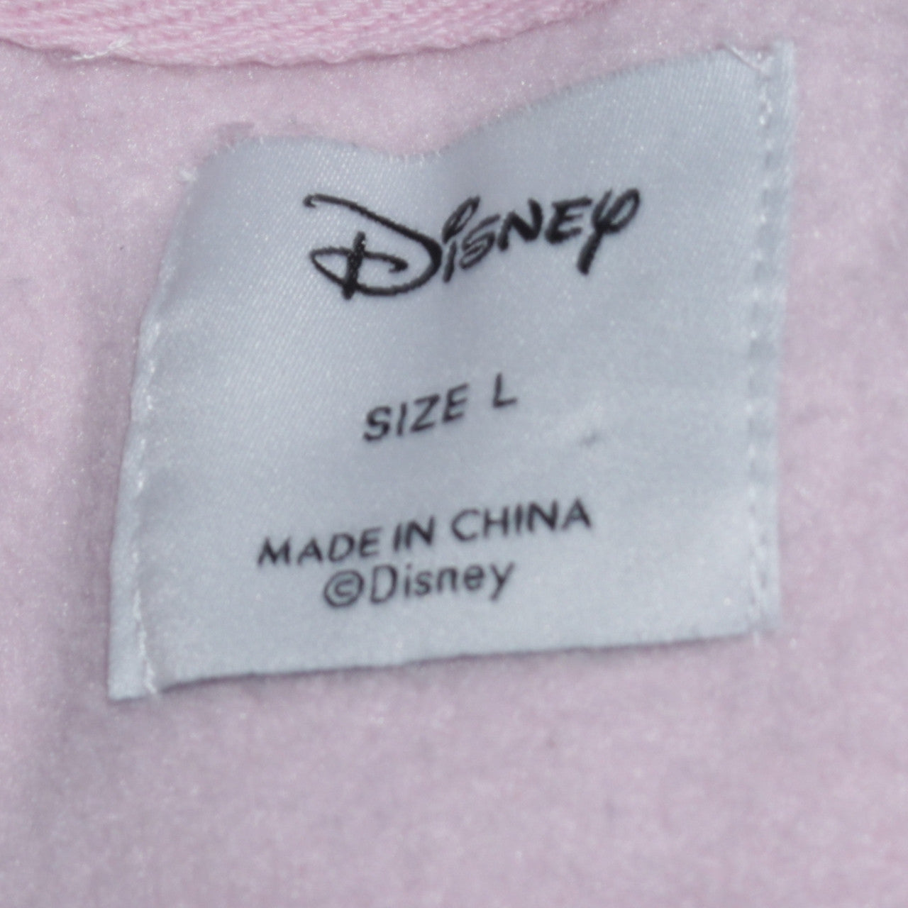 Womens UK Size L Disney Pink Pullover Sweatshirt