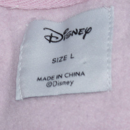 Womens UK Size L Disney Pink Pullover Sweatshirt