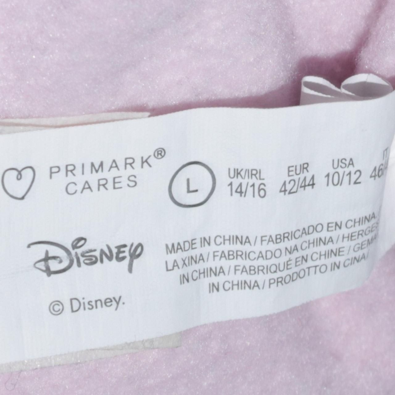 Womens UK Size L Disney Pink Pullover Sweatshirt