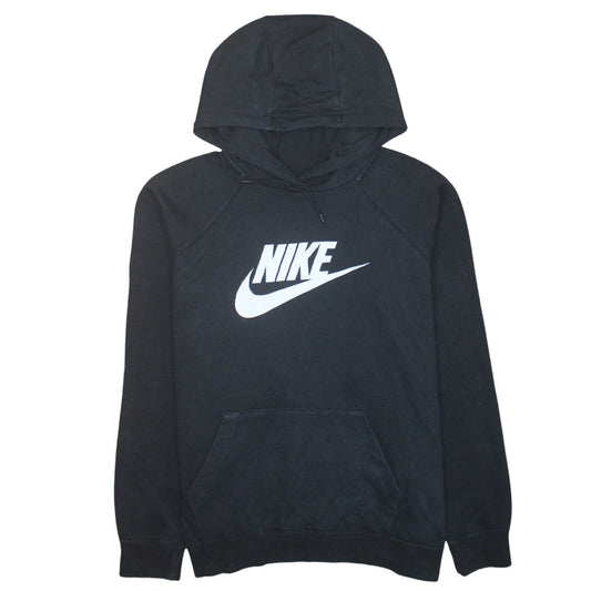 Womens UK Size XL Nike Black Pullover Hoodie